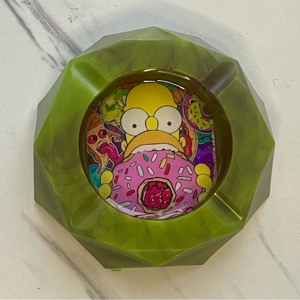 Homer Simpson Donut Ashtray – Simpsons Collectible